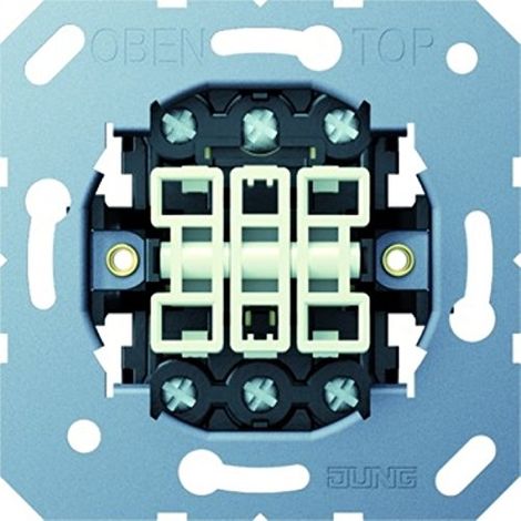 Jung Interrupteur à bascule 3fach 10 AX 250 V, 3 x va-et-vient universel 5306 EU