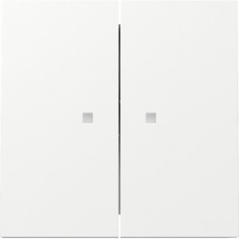 Gira Wippe 2f Kontrollf. Flächenschalter Reinweiß [363170], 3631 70