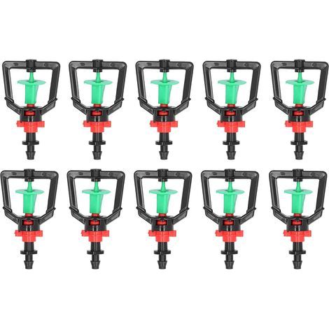 10 Ensembles rotatifs de Type G Micro buse Plantes arrosage arroseur réfraction buse de pulvérisation pour Serre (1/5)