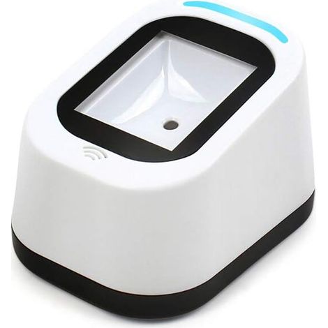 Lecteur de codes-barres USB, lecteur mains libres, compatible avec les codes QR, 1D et 2D pour les supermarchés (1/5)