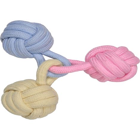 Hunde-Kauspielzeug aus Seil, Macaron-Farbe, strapazierfähig, aus Baumwolle, für den Innen- und Außenbereich. (1/5)