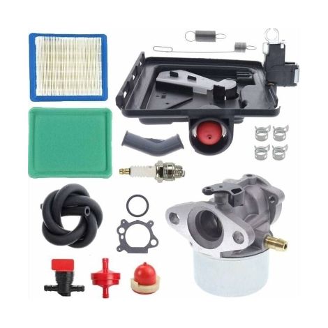Kit de resortes para carburador 498170, 7699056 y 790849 para motor 122000, modelo 4 HP y 7 HP, sin obstrucciones y con filtro de aire