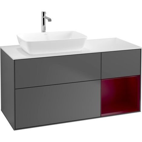 Villeroy & Boch F811HBGK Meuble sous-lavabo Finion F81 (1/2)
