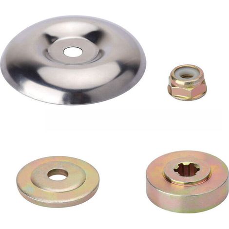 4 Pièces Kit Fixation écrou Lame Boîte, Boîte de Vitesses en Métal pour Tondeuse à Gazon, Accessoires de Boîte de Vitesses en Métal pour Tondeuse, pour Tondeuse à Gazon, Machine D'irrigation (1/3)