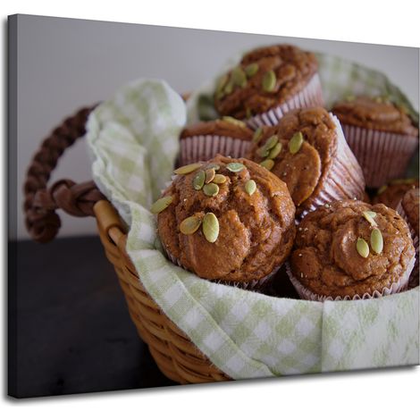 Stampa su tela "Cucina, Cupcake, Dolci" 100x80