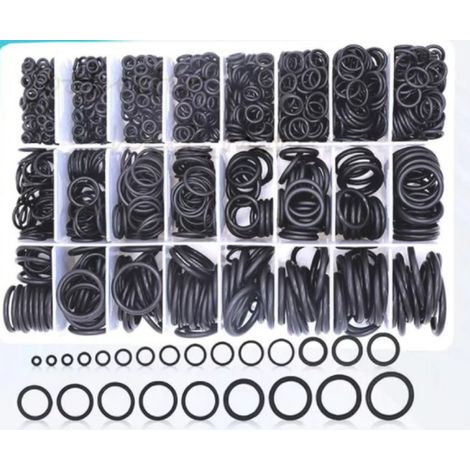Packung mit 1200 NBR-O-Ringen aus Gummi – JINFGERNE – Langlebig und vielseitig für Autos, Haushaltsgeräte und Rohrleitungen (1/5)