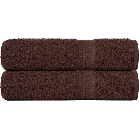 FROGN Duschtücher, 2er-Set, braun, 70 x 140 cm, 360 g/m² (1/5)