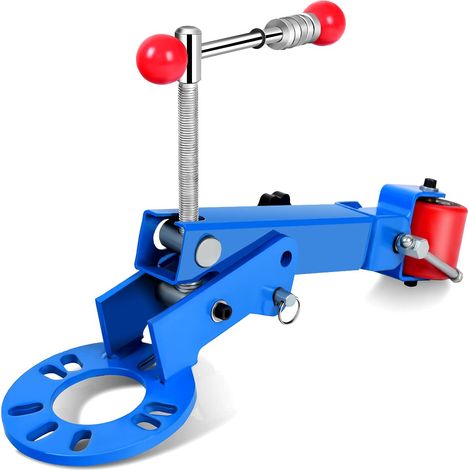 COSTWAY Herramienta para Extender y Reformar Guardabarros, Rodillo de Guardabarros con Brazo Ajustable, Marco de Metal Reforzado, Rodillo Arqueado para el Mantenimiento de Automóviles (1/5)