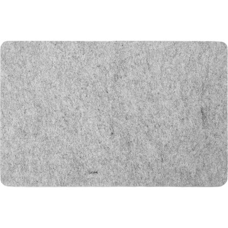 Tapis de Repassage en Laine pour Vêtements et Repassage à Sec, Doux et Protecteur, Haute Absorption, Gris Clair, 30,5 x 45,7 cm (1/5)