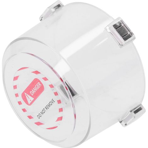 Couvercle Aimanté pour Bouton d'Arrêt d'Urgence Rond Transparent Protecteur de Poussoir pour Dispositif de Commande Industrielle (1/5)