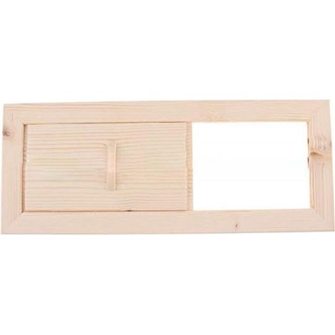 Sauna en Bois - Panneau Ventilation d'air - Dalle d'aération pièce Sauna, Accessoire Sauna Grille d'aération, utilisée pour la Plaque Ventilation dans Le Sauna ou la (1/5)
