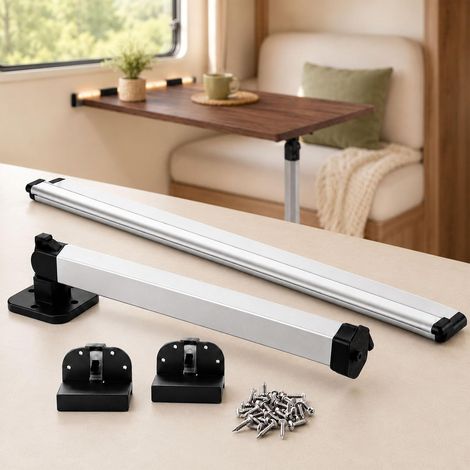 Motorhome table leg and sliding rail, 51-78 cm telescopic table leg (1/5)