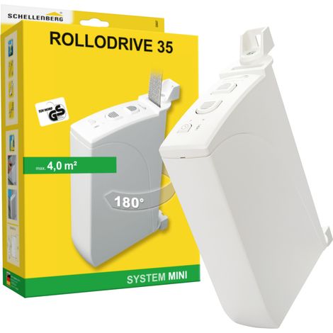 Elektrischer Gurtwickler 22637 – für Kunststoff-Rollläden bis 4 m² – 14 mm Gurtbreite – Zeitautomatik und Sicherheitsabschaltung – Schellenberg (1/5)