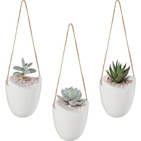 Hangende wandvase - 3er set 8