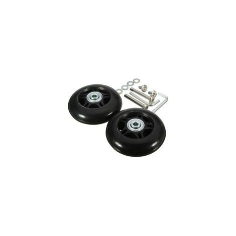 40 mm x 18 mm Ersatzrollen für Gepäck, Reparaturset für Gummilenkrollenlager, 2er-Pack
