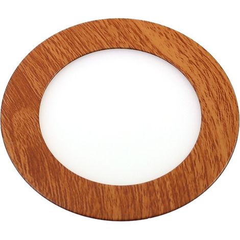 Jandei - Downlight LED 6W 6000oK redondo empotrar acabado madera (1/4)