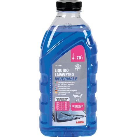 Liquido lavavetro invernale, concentrato (-70°C) - 2000 ml