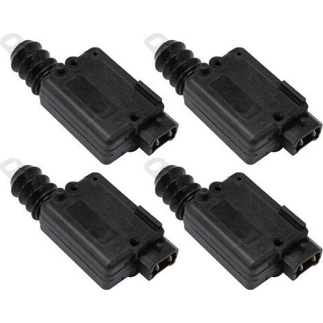 4 × Moteur Centralisation de Porte ou Coffre pour Clio 2 Duster Logan Sandero, Actionneur de Verrouillage Central pour Megane Scénic Trafic Twingo Espace Kangoo Master 2 7701039565 (1/4)