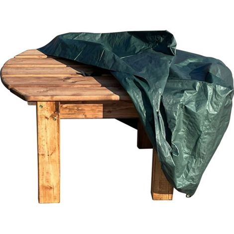 Charles Taylor Traditional Coffee Table Outdoor Furniture Fitted Cover Green