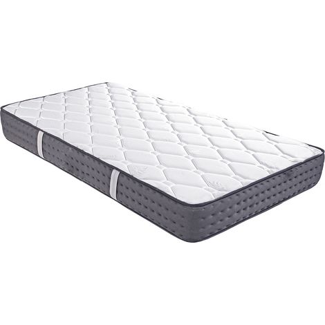 Matelas réversible SONIA en mousse 3D, face été/ hiver, mémoire de forme, indépendance du couchage - 90 X 190 X 20 cm (1/5)