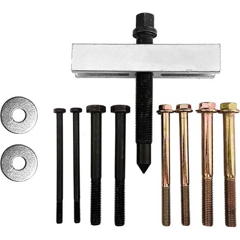 Extracteur De Poulie De Vilbrequin Outil À Main Réglable Robuste Pour Dispositif d'Extraction pour Volant et Frein Pour Camion SUV Berline Véhicule Automobile Pompe À Eau AC Engrenage F (1/5)