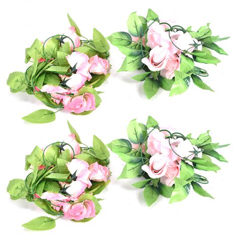 bandes de roses artificielles pour décoration DIY fleurs