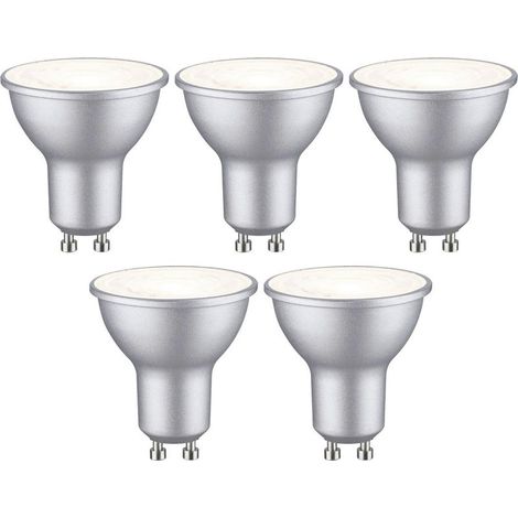 Paulmann 29235 LED CEE E (A - G) GU10 réflecteur 4.9 W blanc chaud (Ø x H) 51 mm x 54 mm 5 pc(s) (1/5)