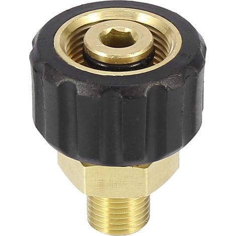X AUTOHAUX Adaptateur de buse pour nettoyeur mousse à pression automobile G1/4-19