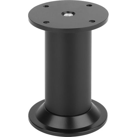 FA004 80 mm verstellbarer Möbelfuß, Mattschwarz SANS MARQUE