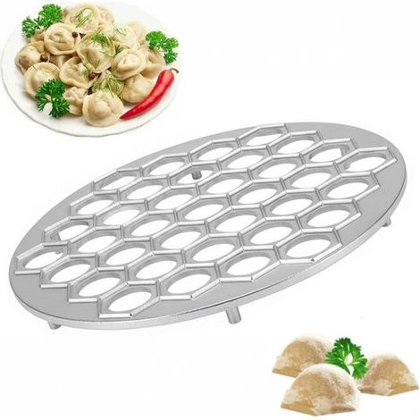 Dailygoods - Máquina para ravioles de aluminio - Máquina para hacer dumplings - Molde para pelmeni (1/5)