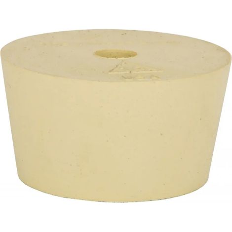 Tapón de goma para botella de fermentación PET 12/23L, con orificio de 9 mm
