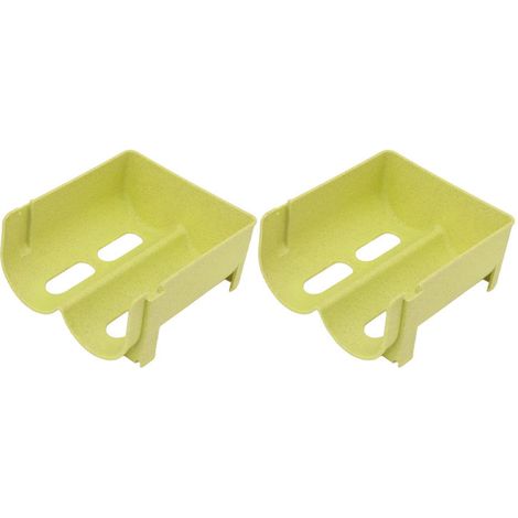 Boîte de rangement créative pour boissons au réfrigérateur, support empilable pour canettes de bière, verte résistante aux chocs (1/5)