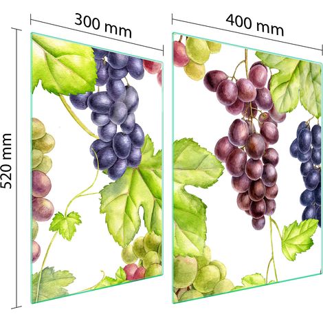 PLACA PROTECTORA DE VIDRIO PARA ESTUFA 70x52 FRUTA (1/5)
