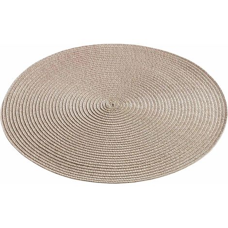 Tischset, rund, Ø 35 cm, taupe, 1 Stück (1/2)