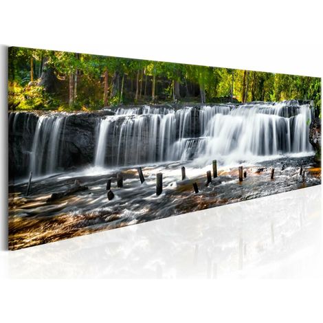 Tableau cascade de conte de fées - 150 x 50 cm (1/4)