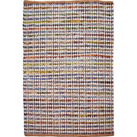 Tappeto Sienna 300 in juta e cotone multicolore (1/4)
