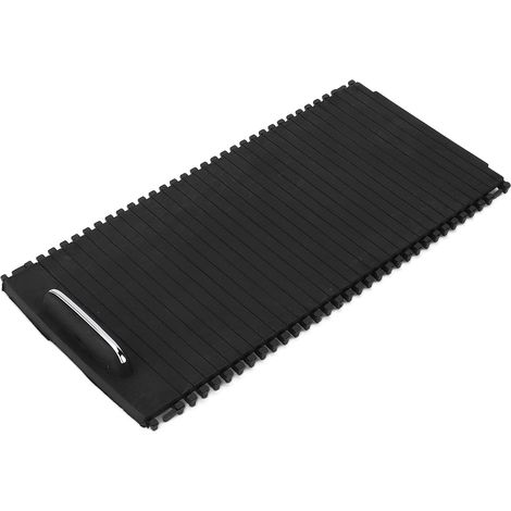 Couvercle de Store pour Porte-gobelet Coulissant de Console Centrale A20468076079051, Remplacement pour W204 W212 – et Accessoire Beige Facile à Installer, fonctionnalité Améliorée (Black) (1/5)