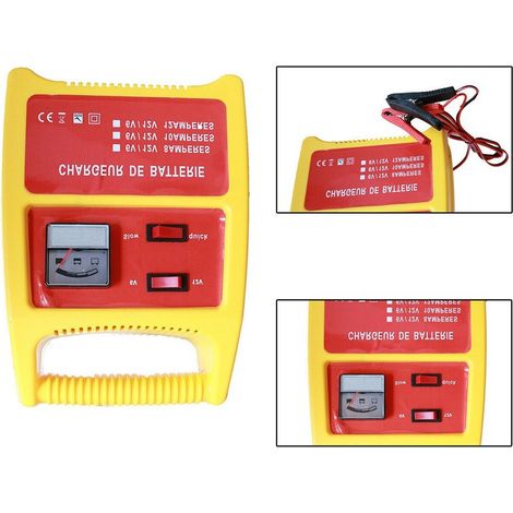 Chargeur De Batterie Pour Voiture 12 V, Moto 6 V, 8-12 A, Accessoires 6 V, 12 V, Fy-707 (1/4)