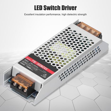 Schaltnetzteil für LED-Streifen der FBI-Serie für den Innenbereich, 150 W, 24 V DC, AC 90–264 V (1/5)