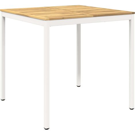 Mesa de Bar para Jardín Blanco 110 x 108,5 x 105 cm vidaXL (1/5)