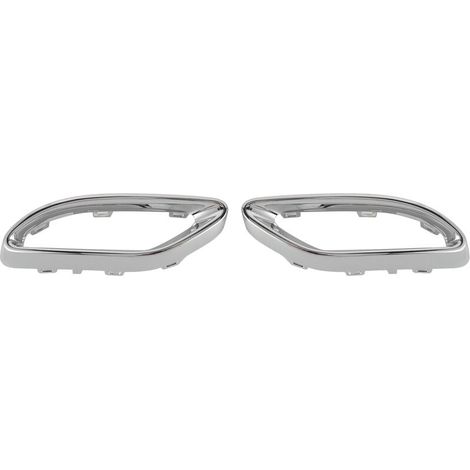 Lauwexe – Couvercle d'embout d'échappement chromé brillant – Garniture de remplacement pour Mercedes-Benz Classe A B C E GLC CLS W177 W247 W205 W213 X253 C257