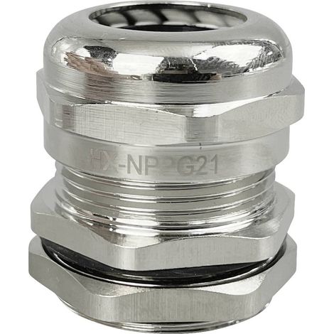 TRU COMPONENTS TC-10302888 PG21 PRESSACAVO OTTONE (NICHEL) 1 PZ(I) (1/2)
