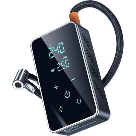 150psi Gonfleur de Pneu Électrique à Écran Tactile Gonfleur de Pneu pour Voiture Bicyclette Moto Compresseur d'air Injecteur (1/5)