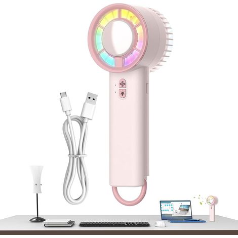 Ventilateur Rechargeable Compact 3 Vitesses Vent (1/5)