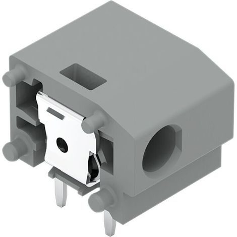 [NEUWERTIG] B-Ware WAGO Federkraftklemmblock Reihenklemme Print Dunkelgrau 1-pol 1.50mm² 400 Stück (1/2)