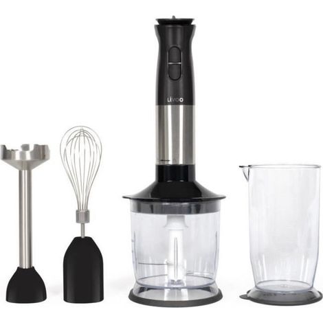 Set frullatore ad immersione - LIVOO - DOP246 - 800 W - 12 velocità - Nero (1/5)