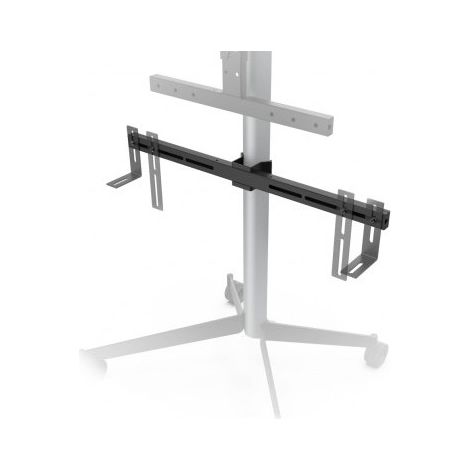 Support universel de barre de son Erard pour pied TV KANA Noir (1/3)