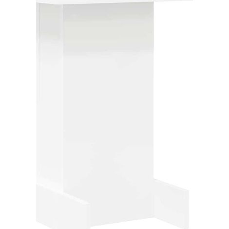 Maison Exclusive - Beistelltisch Weiß 44,5 x 45 x 55 cm Holzwerks