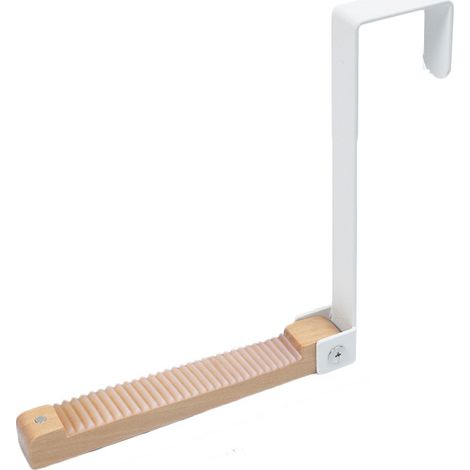 Ganci in legno massello senza foratura – Organizzatore per porta – Pieghevole – Montaggio a parete salvaspazio – Non lascia tracce – Appendiabiti per la notte (1/3)