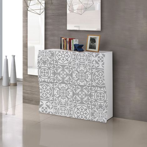 Scarpiera linea  Mia  2 ante con serigrafia Decor (1/4)